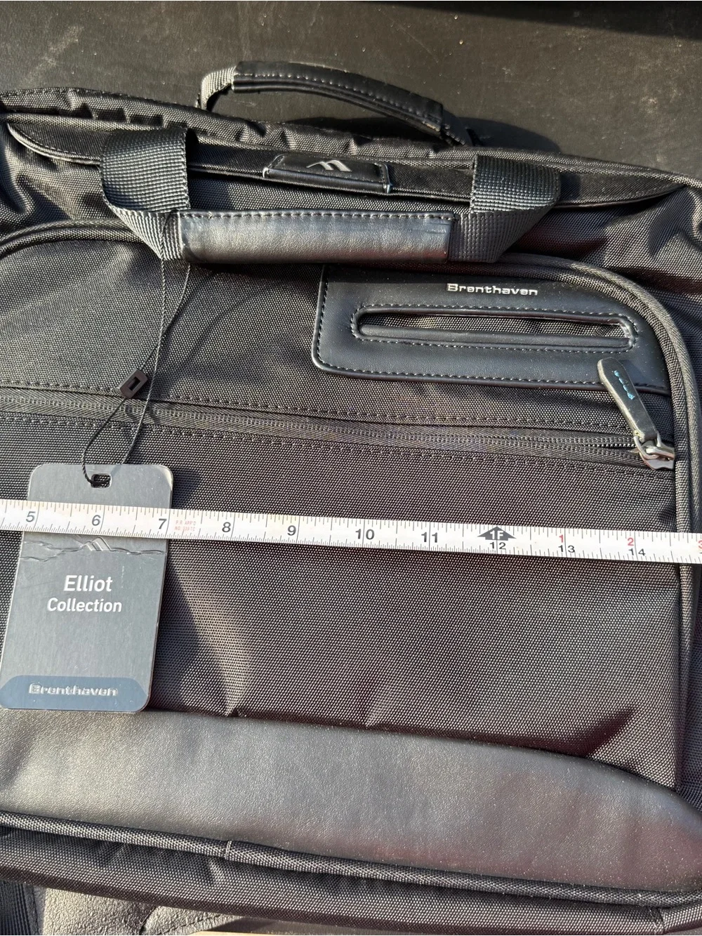 Brenthaven Elliot Business Essential Deluxe Brief Case Travel Bag Black